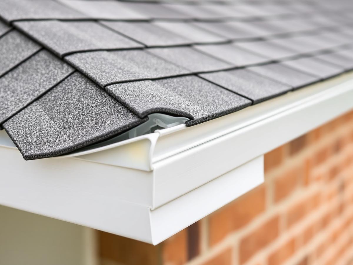 New seamless gutter and drip edge detail, Milton